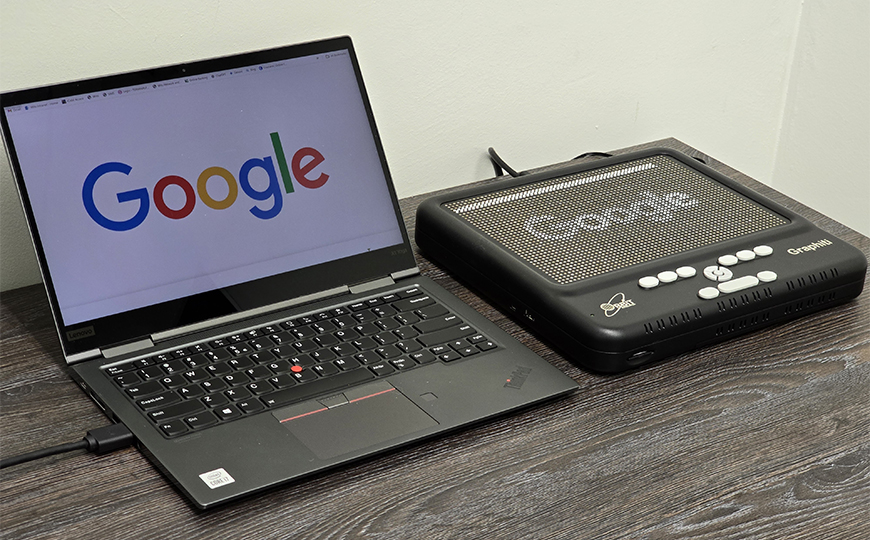 The Graphiti device is a breakthrough in non-visual access to all forms of graphical information.
